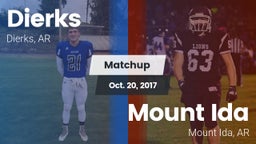 Matchup: Dierks  vs. Mount Ida  2017