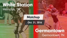 Matchup: White Station High vs. Germantown  2016