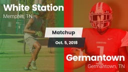 Matchup: White Station High vs. Germantown  2018