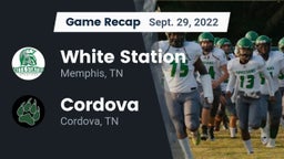 Recap: White Station  vs. Cordova  2022
