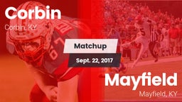 Matchup: Corbin  vs. Mayfield  2017