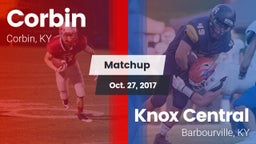 Matchup: Corbin  vs. Knox Central  2017