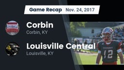 Recap: Corbin  vs. Louisville Central  2017