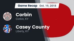 Recap: Corbin  vs. Casey County  2018