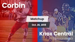 Matchup: Corbin  vs. Knox Central  2018