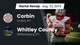 Recap: Corbin  vs. Whitley County  2019