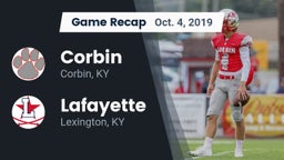 Recap: Corbin  vs. Lafayette  2019