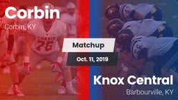Matchup: Corbin  vs. Knox Central  2019