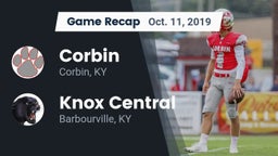 Recap: Corbin  vs. Knox Central  2019