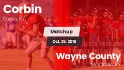 Matchup: Corbin  vs. Wayne County  2019
