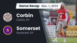 Recap: Corbin  vs. Somerset  2019