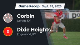 Recap: Corbin  vs. Dixie Heights  2020