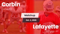 Matchup: Corbin  vs. Lafayette  2020