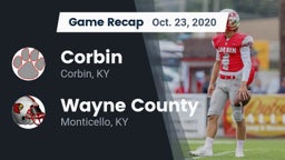 Recap: Corbin  vs. Wayne County  2020