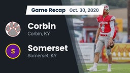 Recap: Corbin  vs. Somerset  2020