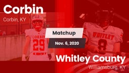 Matchup: Corbin  vs. Whitley County  2020