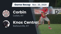 Recap: Corbin  vs. Knox Central  2020