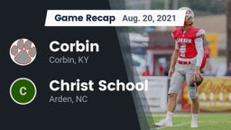 Recap: Corbin  vs. Christ School 2021
