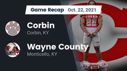 Recap: Corbin  vs. Wayne County  2021