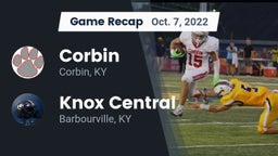 Recap: Corbin  vs. Knox Central  2022