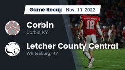 Recap: Corbin  vs. Letcher County Central  2022