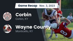 Recap: Corbin  vs. Wayne County  2023