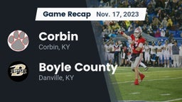 Recap: Corbin  vs. Boyle County  2023