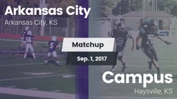 Matchup: Arkansas City High S vs. Campus  2017