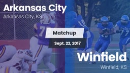 Matchup: Arkansas City High S vs. Winfield  2017