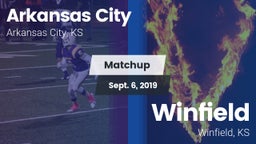 Matchup: Arkansas City High S vs. Winfield  2019