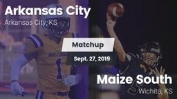 Matchup: Arkansas City High S vs. Maize South  2019