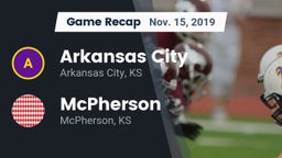 Recap: Arkansas City  vs. McPherson  2019