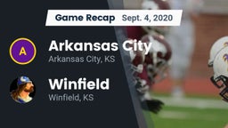 Recap: Arkansas City  vs. Winfield  2020