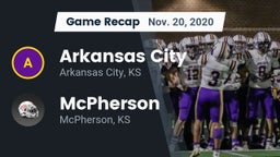 Recap: Arkansas City  vs. McPherson  2020