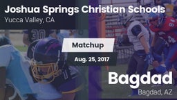 Matchup: Joshua Springs High  vs. Bagdad  2017