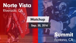 Matchup: Norte Vista High vs. Summit  2016