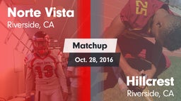 Matchup: Norte Vista High vs. Hillcrest  2016