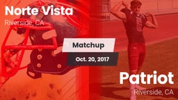 Matchup: Norte Vista High vs. Patriot  2017