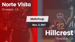 Matchup: Norte Vista High vs. Hillcrest  2017