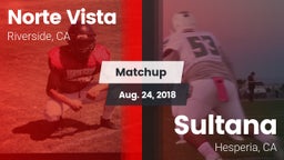 Matchup: Norte Vista High vs. Sultana  2018