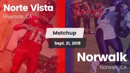 Matchup: Norte Vista High vs. Norwalk  2018