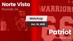 Matchup: Norte Vista High vs. Patriot  2018