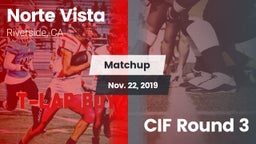 Matchup: Norte Vista High vs. CIF Round 3 2019