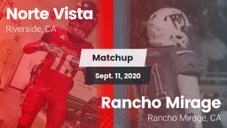 Matchup: Norte Vista High vs. Rancho Mirage  2020