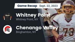 Recap: Whitney Point  vs. Chenango Valley  2023