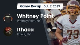 Recap: Whitney Point  vs. Ithaca  2023