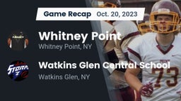 Recap: Whitney Point  vs. Watkins Glen Central School  2023