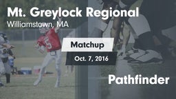 Matchup: Mt. Greylock Regiona vs. Pathfinder 2016