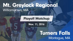 Matchup: Mt. Greylock Regiona vs. Turners Falls  2016