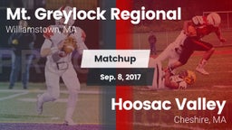 Matchup: Mt. Greylock Regiona vs. Hoosac Valley  2017